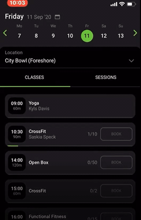 Check-in App Giff