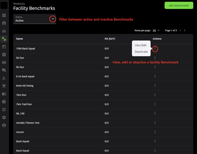 Edit Benchmarks