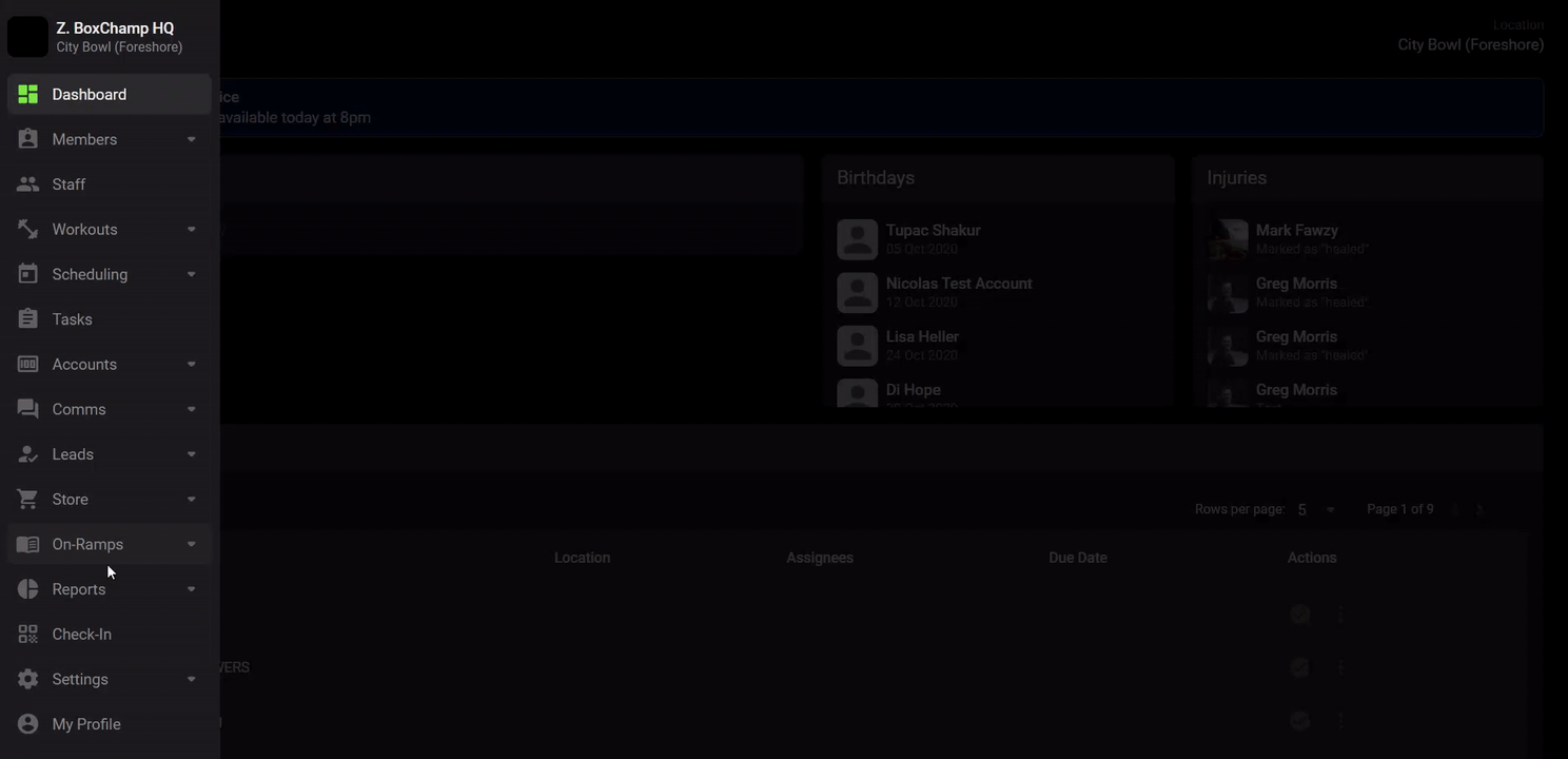 How to enable and disable a package from the signup widget